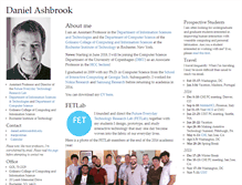 Tablet Screenshot of danielashbrook.com